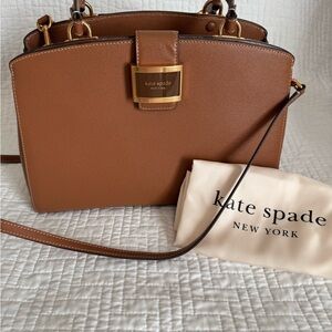 Kate Spade Tan Leather Satchel